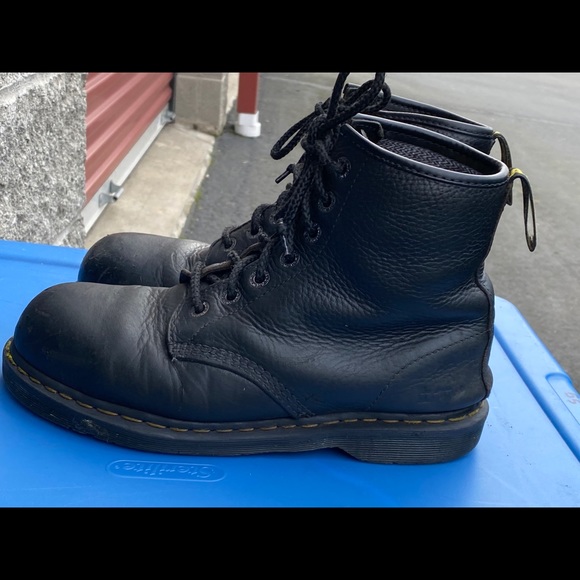 Dr Martines ASTM F2413-11 DM212 Black Leather Boot - Picture 7 of 14